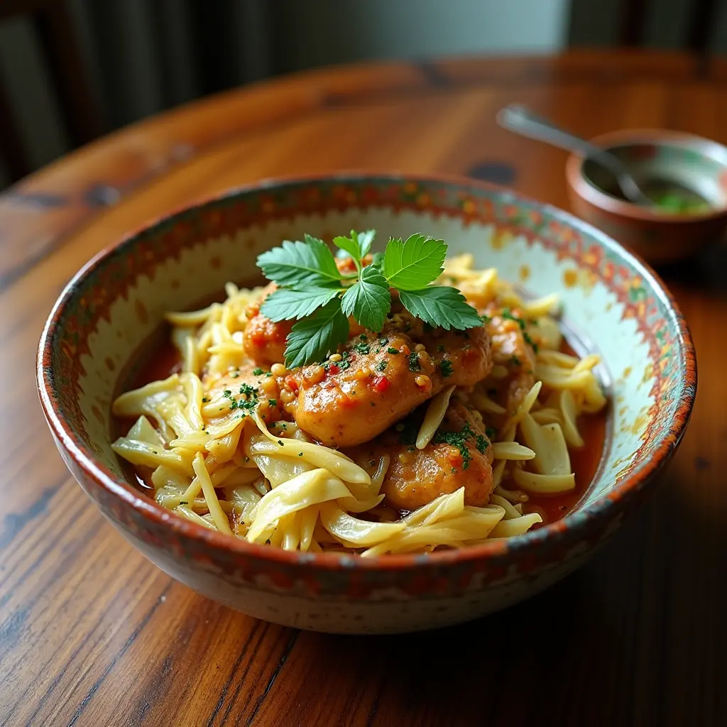 Chicken and Cabbage