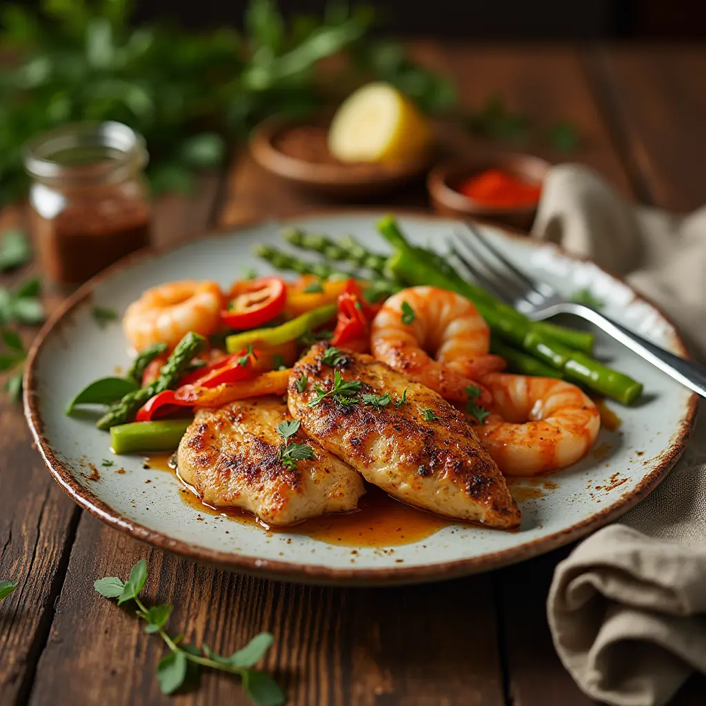 Chicken and Shrimp